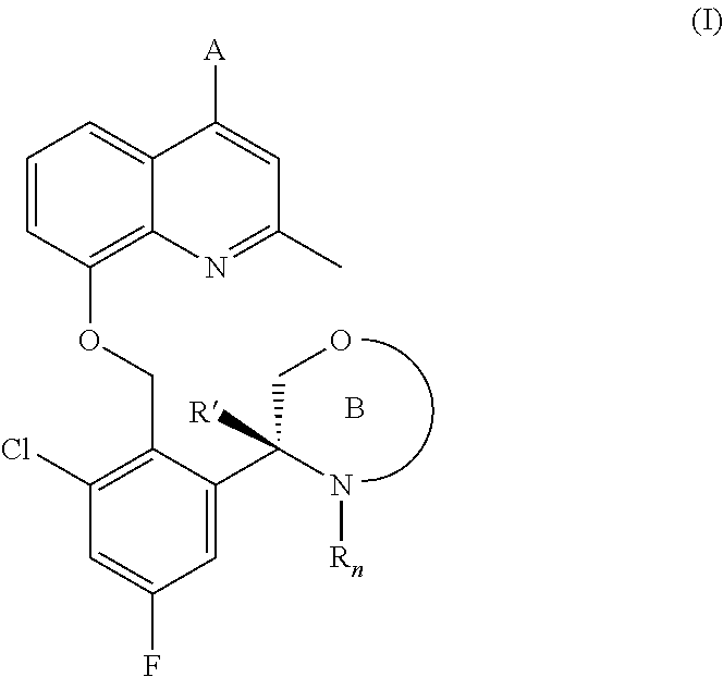 (r)-3-(3-chloro-5-fluoro-2-((4-(1h-pyrazol-1-yl)-2-methylquinolin-8-yloxy)methyl)phenyl)morpholine derivatives and related compounds as bradykinin (BK) b2 receptor antagonist for treating skin diseases