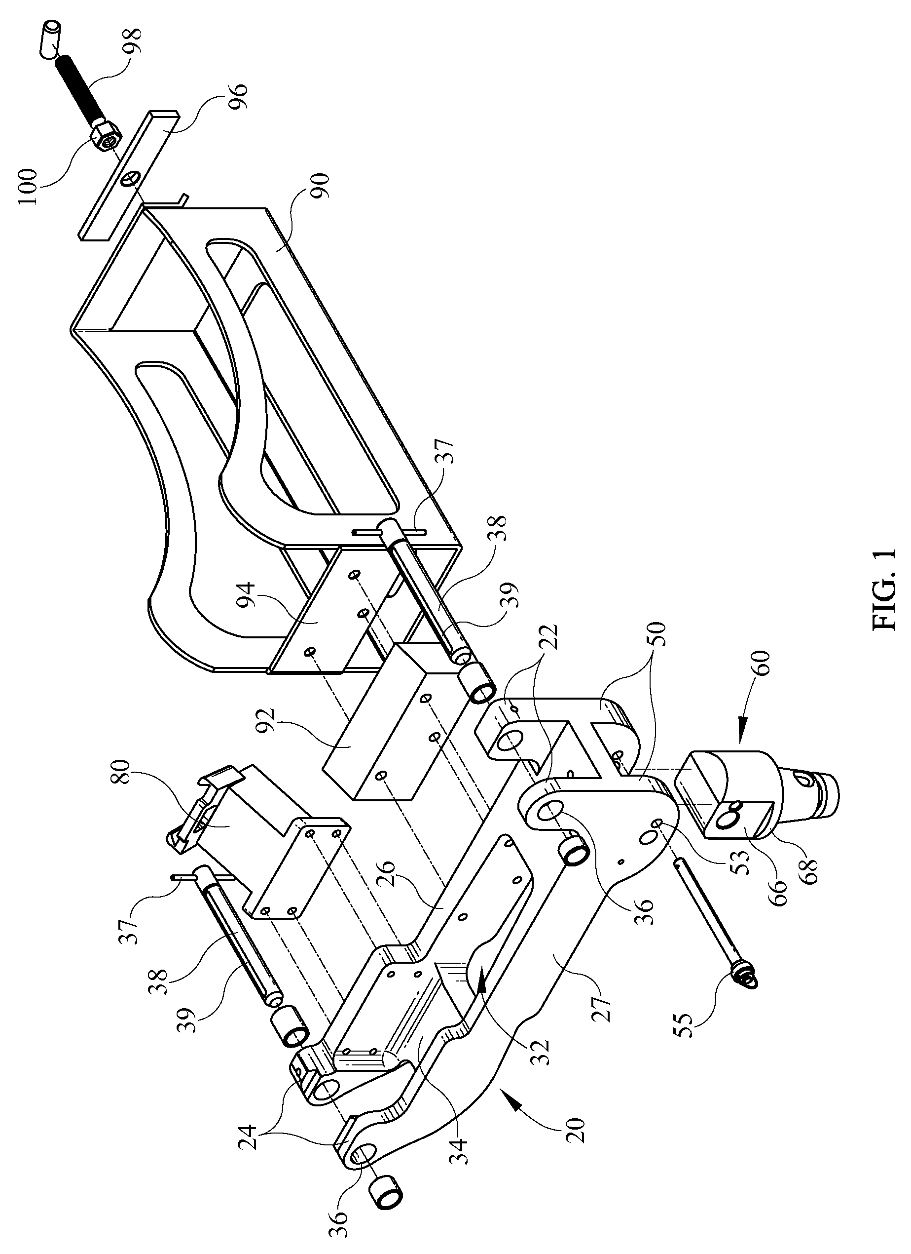 Tri-mount cradle system