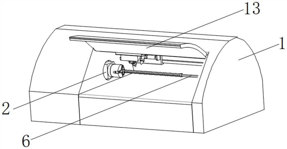 Cutting-off equipment for stapler suturing titanium nail production