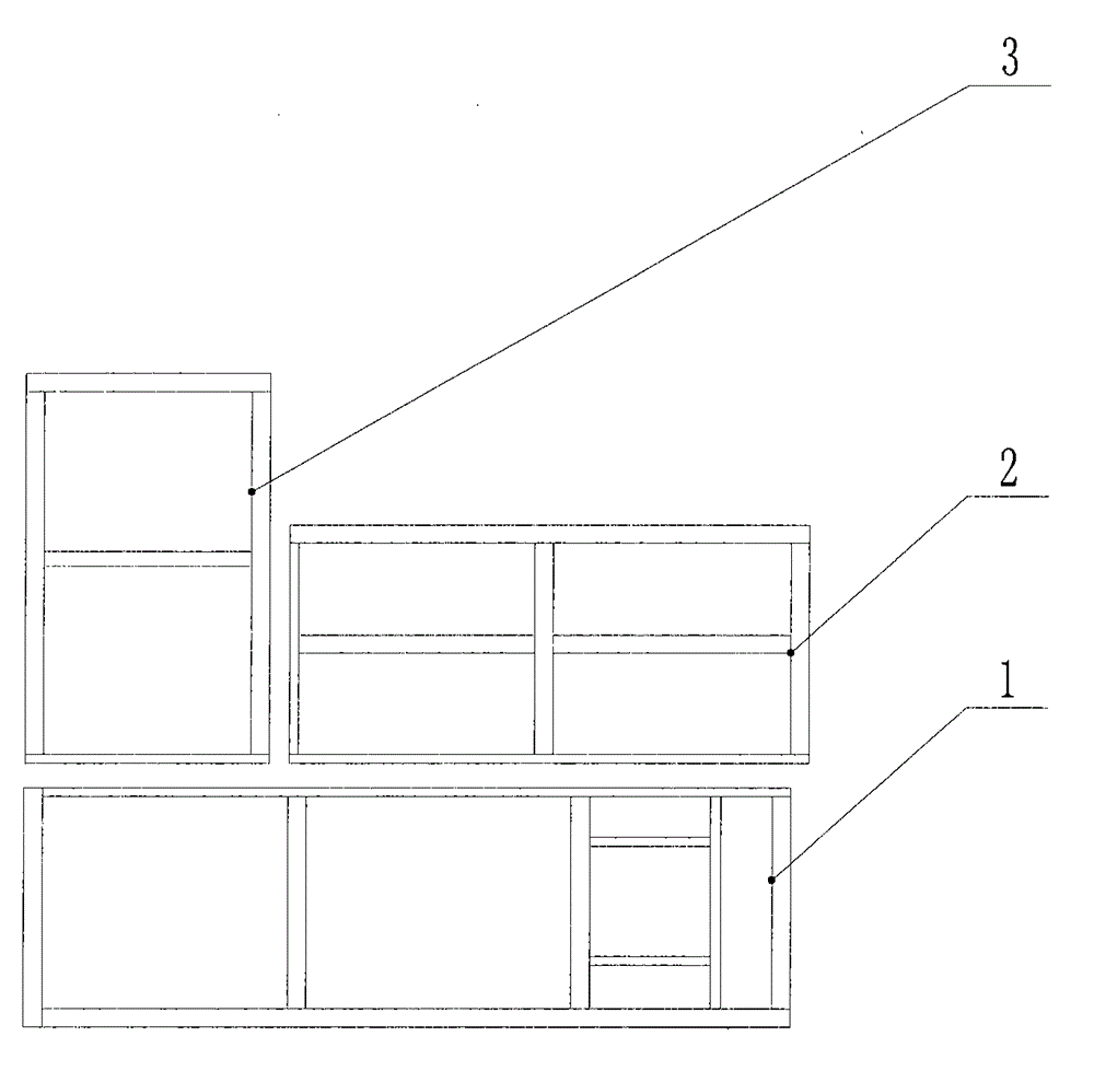 On-site experience type oil press combination rack