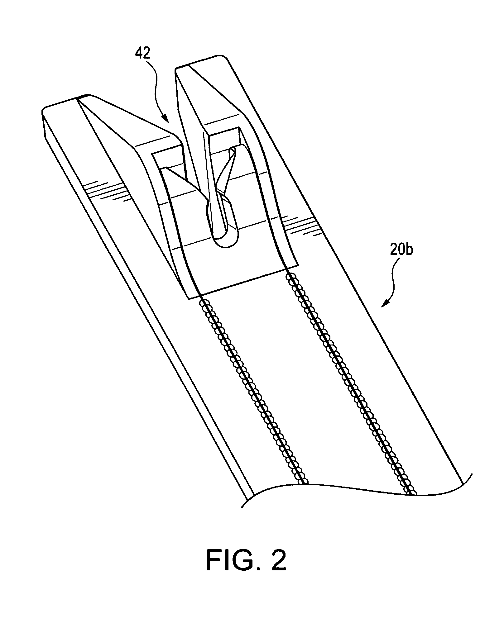 Suture passing instrument and method of passing suture