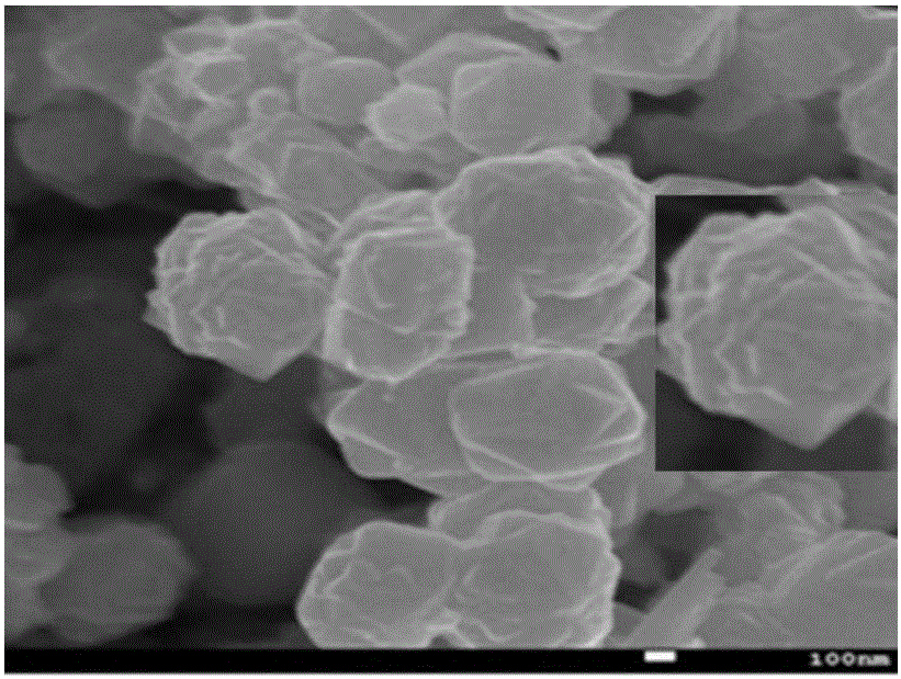 Flower-like ferroferric oxide nano-grade material, and preparation method thereof