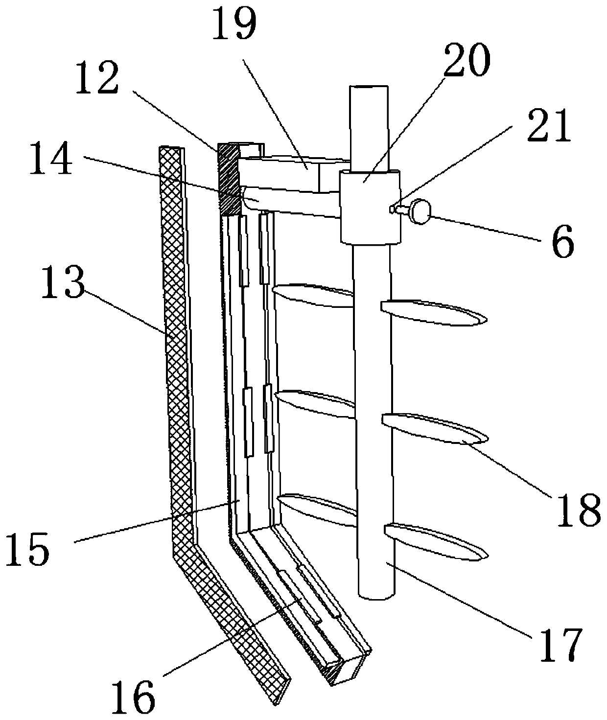 Precipitation apparatus for camellia oleosa seed oil production process