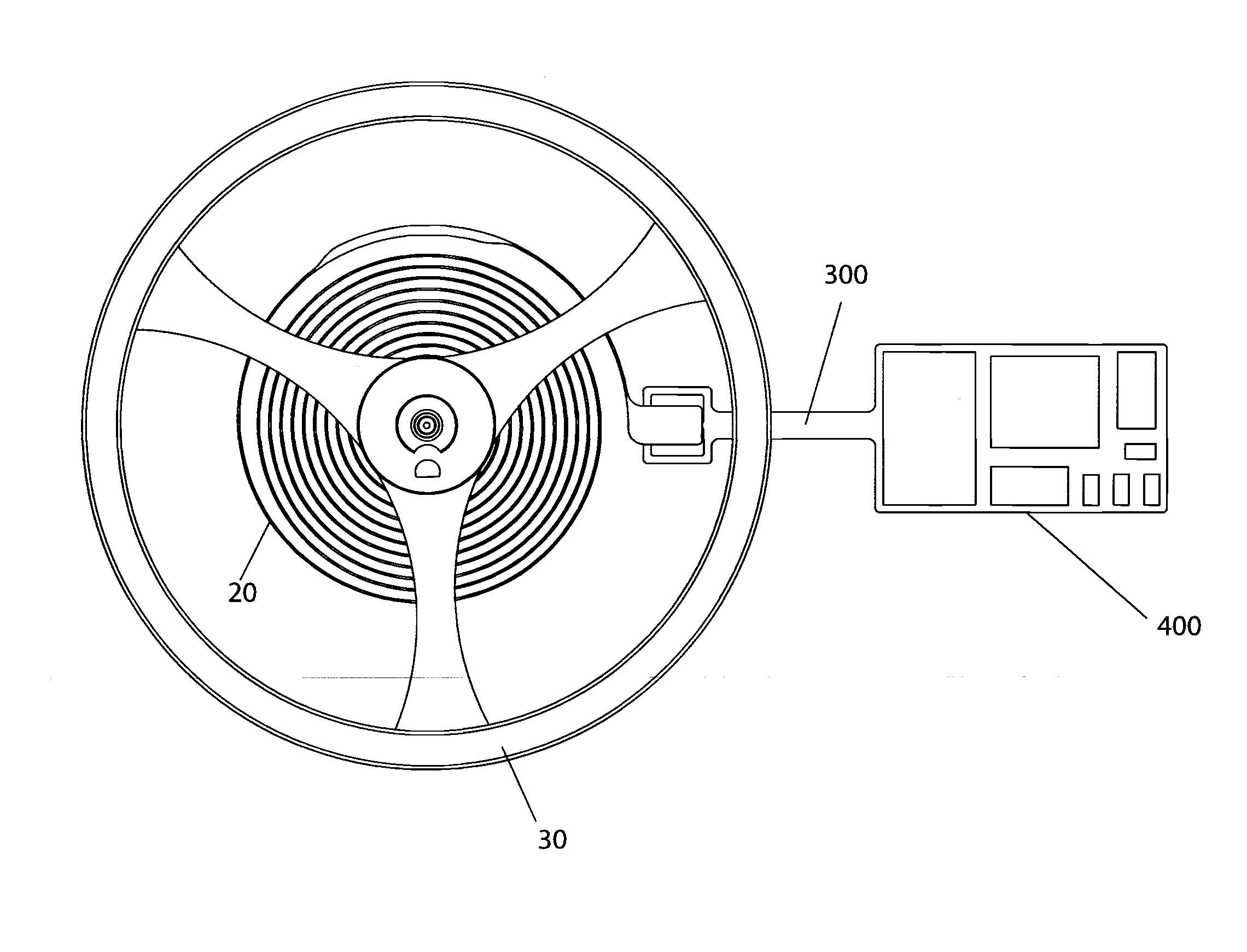 Controller for a clockwork mechanism, and corresponding method