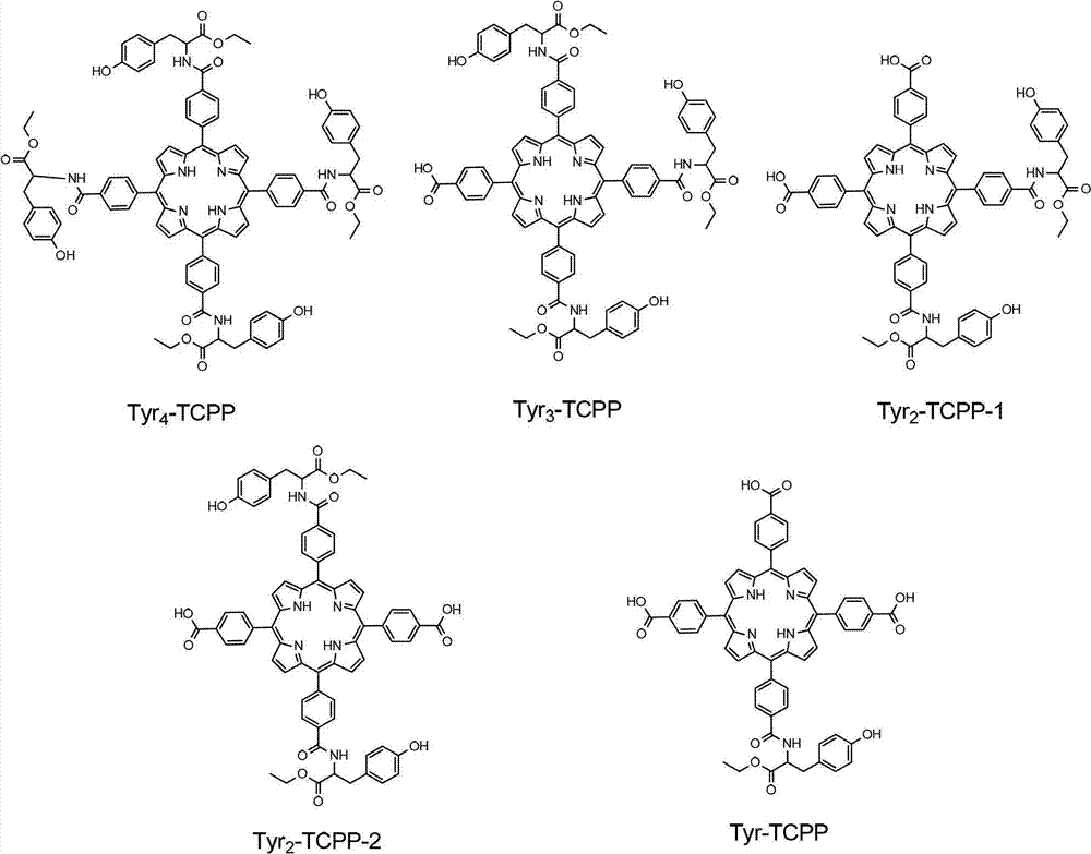Novel porphyrin ligand and metal complex, preparation method and application for novel porphyrin ligand