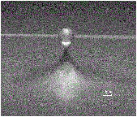 A chip-integrated silicon oxide microsphere laser