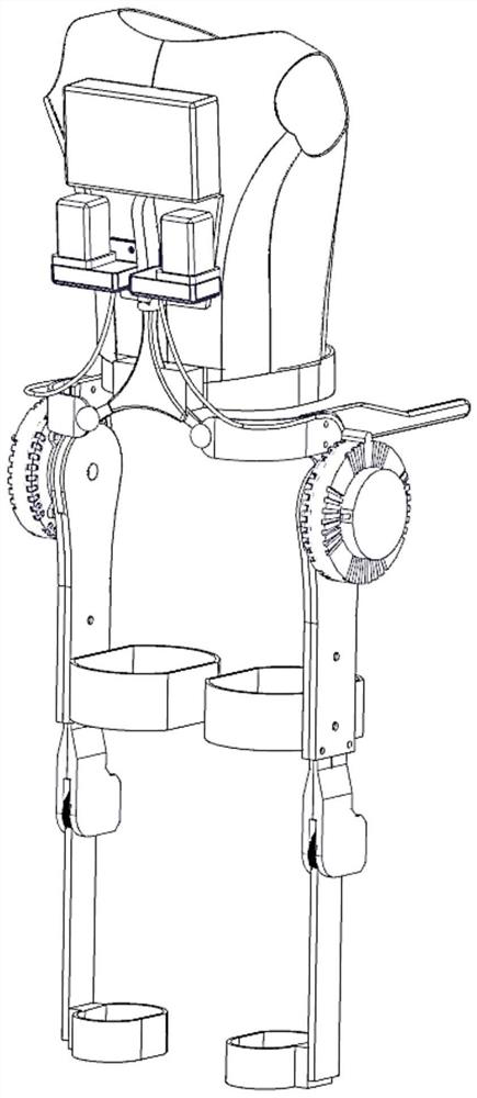 A new type of lower limb rehabilitation exoskeleton robot and control method