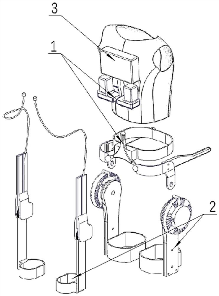 A new type of lower limb rehabilitation exoskeleton robot and control method