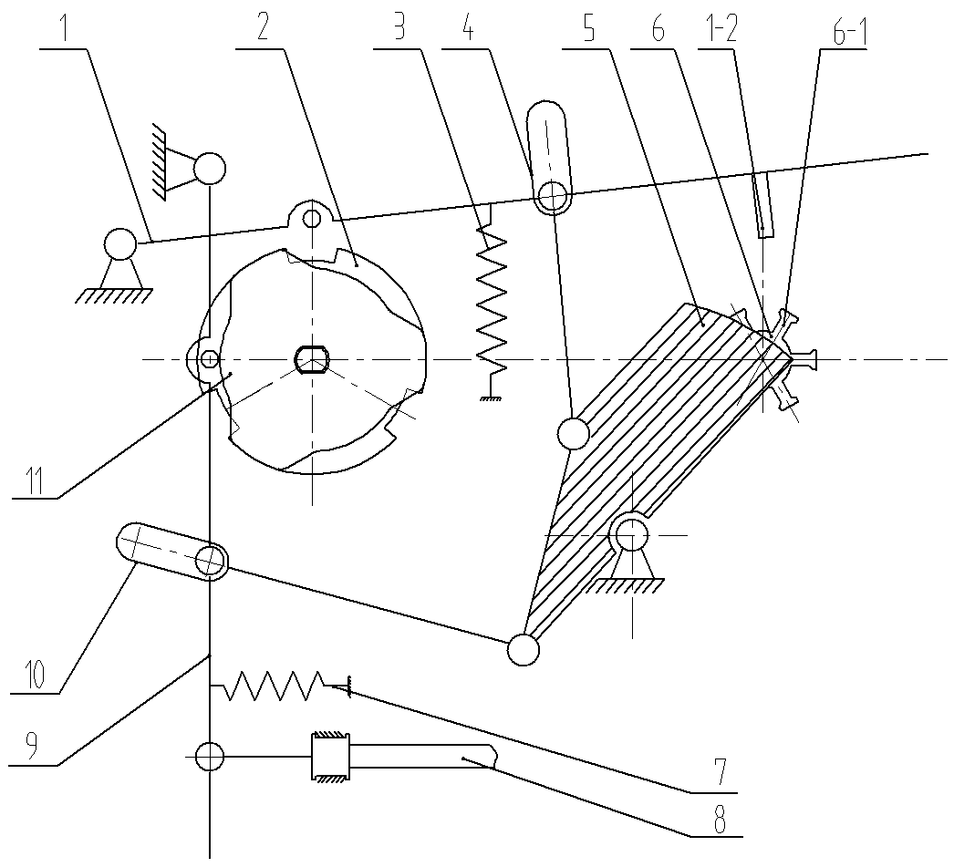 Three-position switch-circuit breaker device and its interlocking device