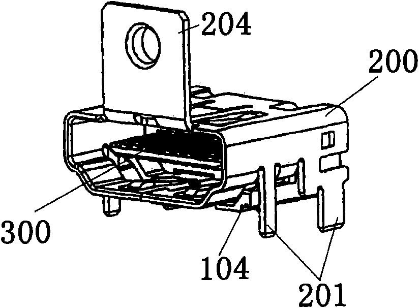 Housing used for electrical connector and manufacturing method thereof, and electrical connector