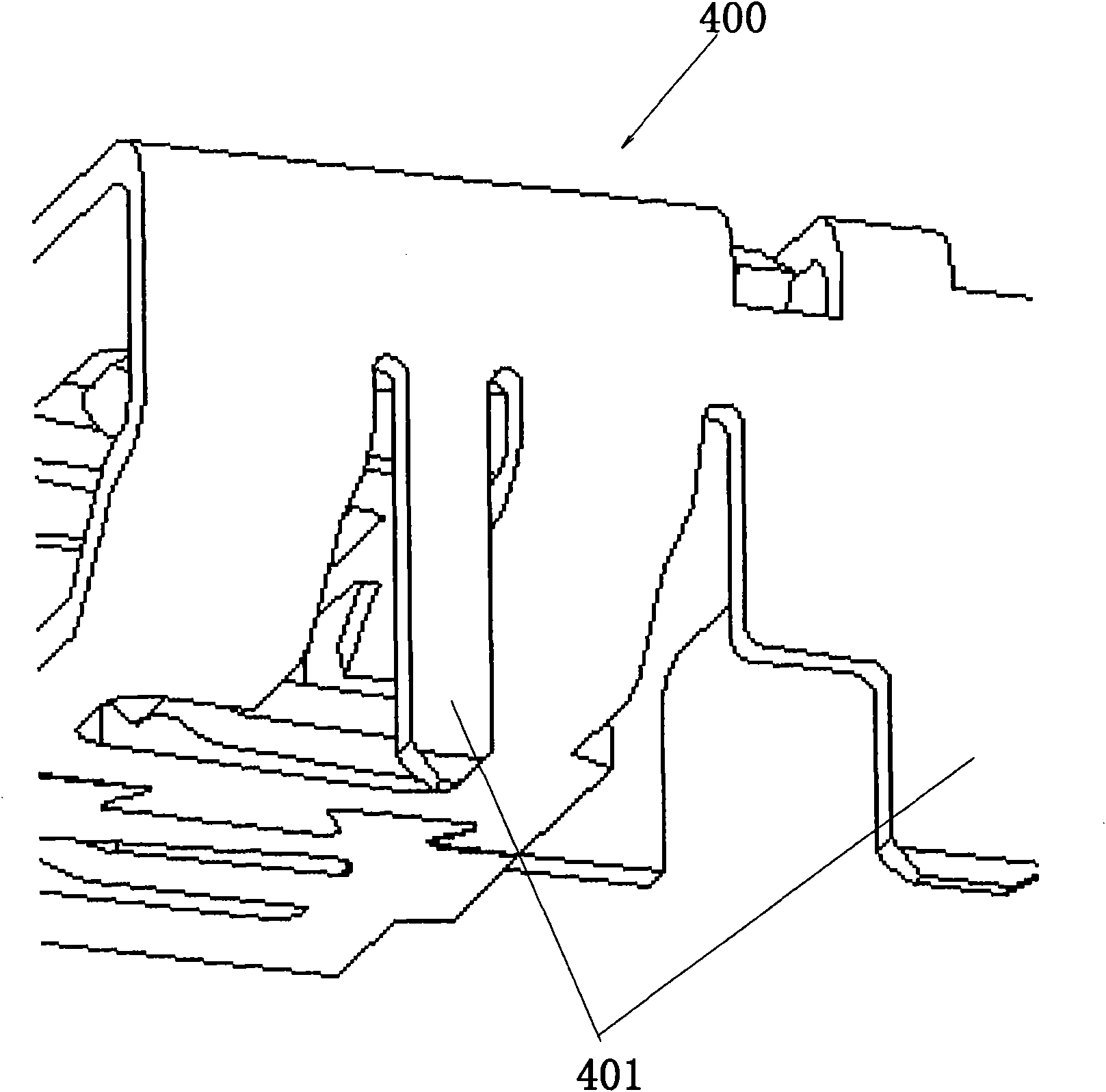 Housing used for electrical connector and manufacturing method thereof, and electrical connector