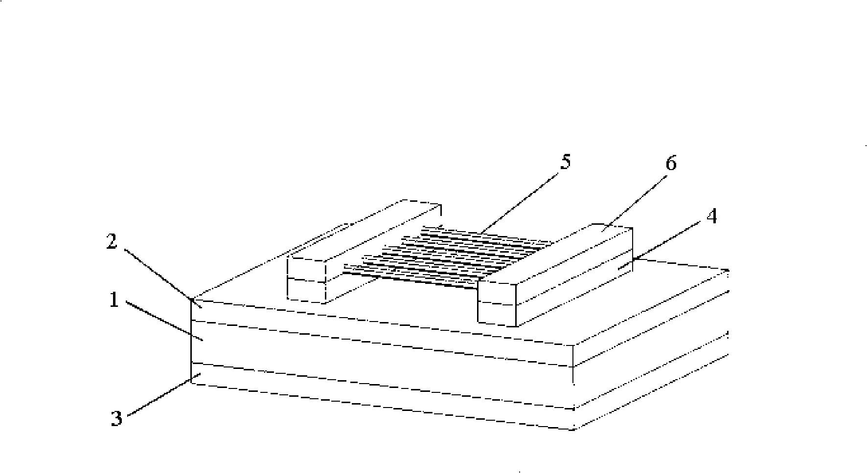 Method for preparing slot field-effect transistor with back-gate ZnO multi-nano wire