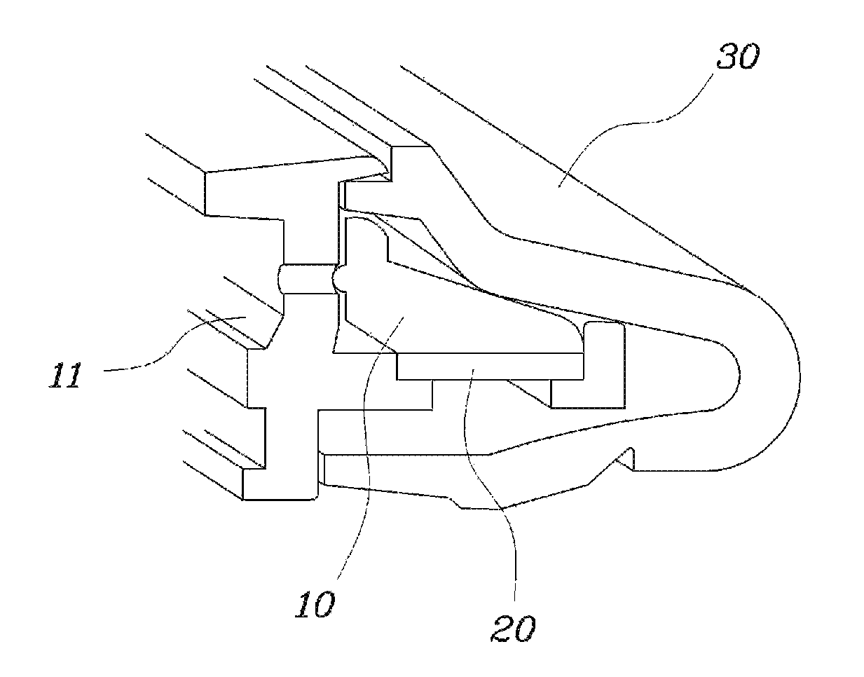 Indirect illumination device for vehicle