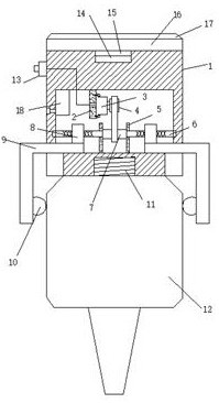 Dropping bottle convenient for accurate positioning and used for ophthalmologic nursing