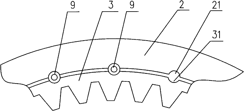 Low-noise planetary gearbox of wind driven generator