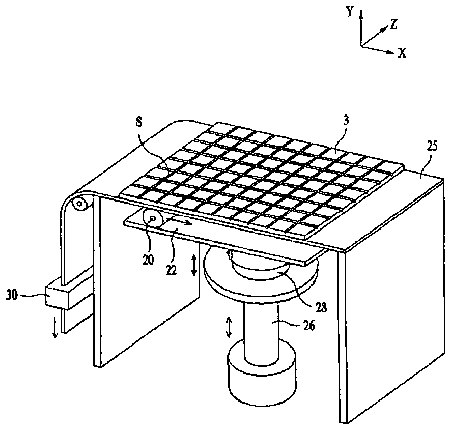 Rolling fracture device for brittle material substrates