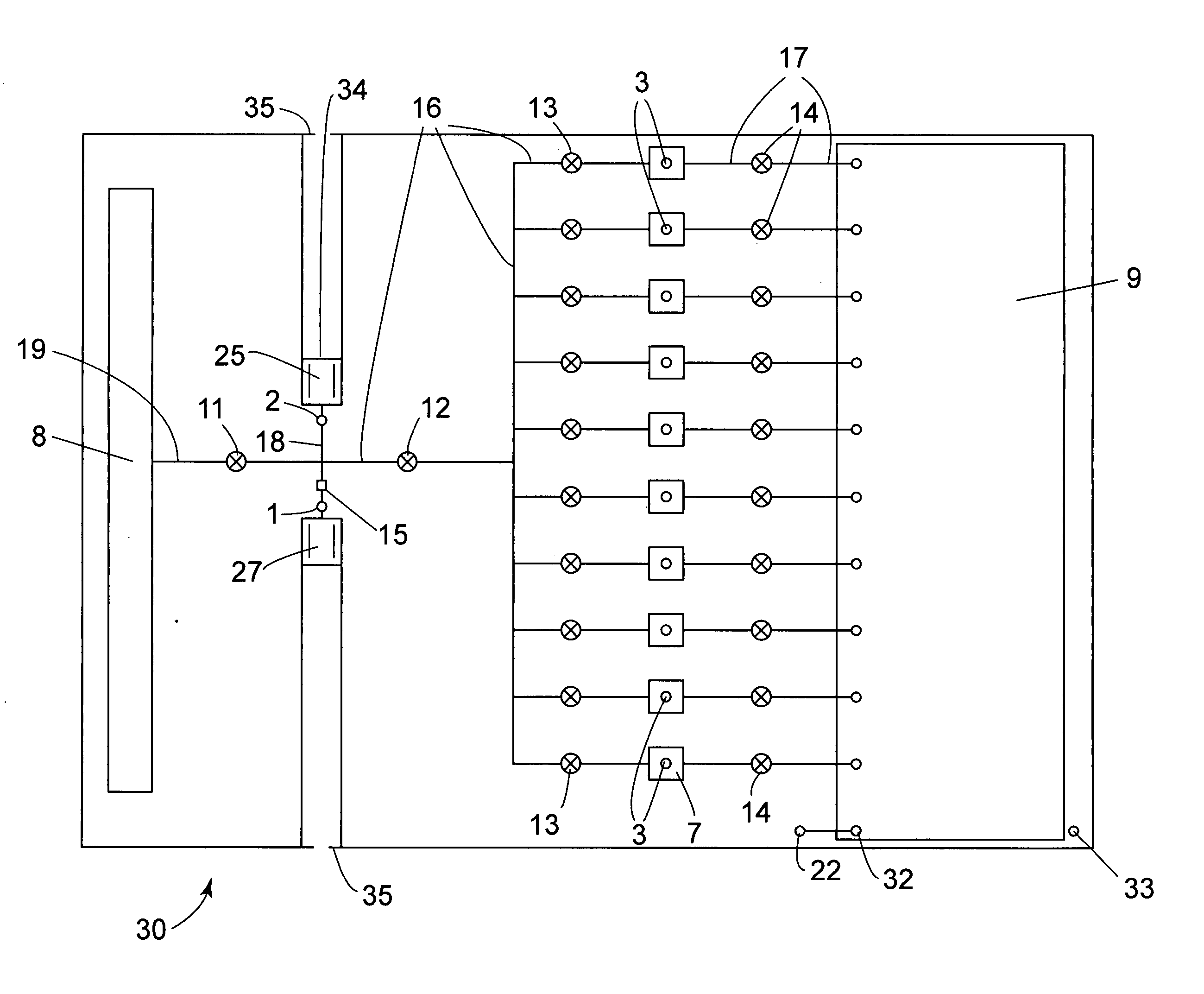 Cassette for isolation, amplification and identification of DNA or protein and method of use