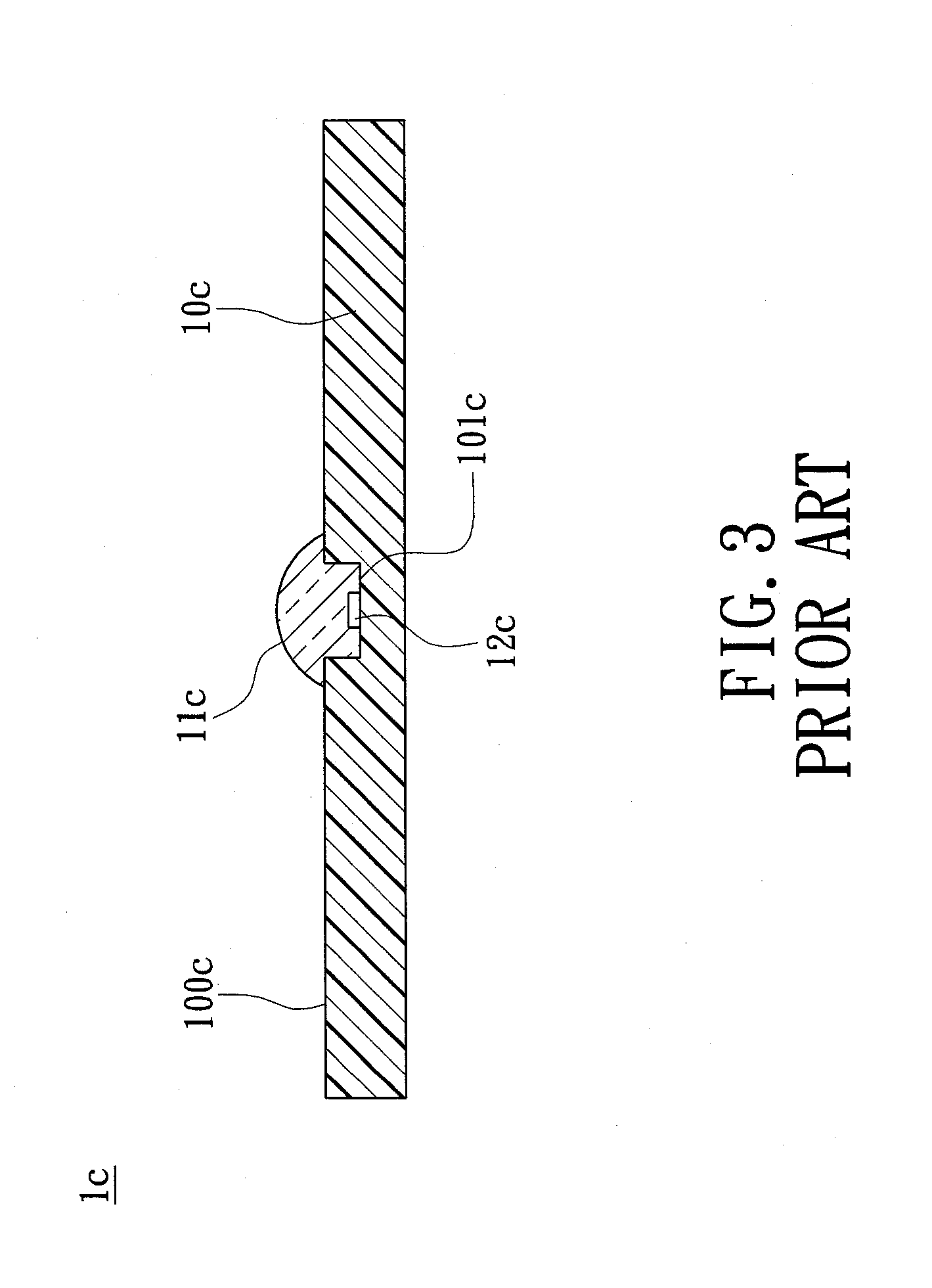 Light emitting diode package structure