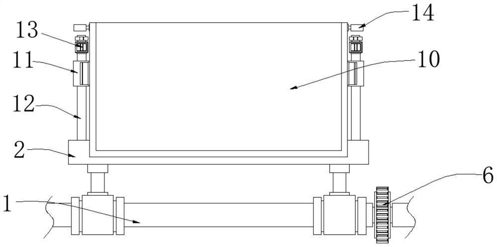 Aerated block carrying device based on building engineering construction