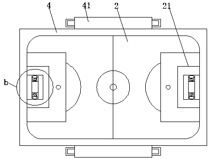 Football robot ball-kicking device