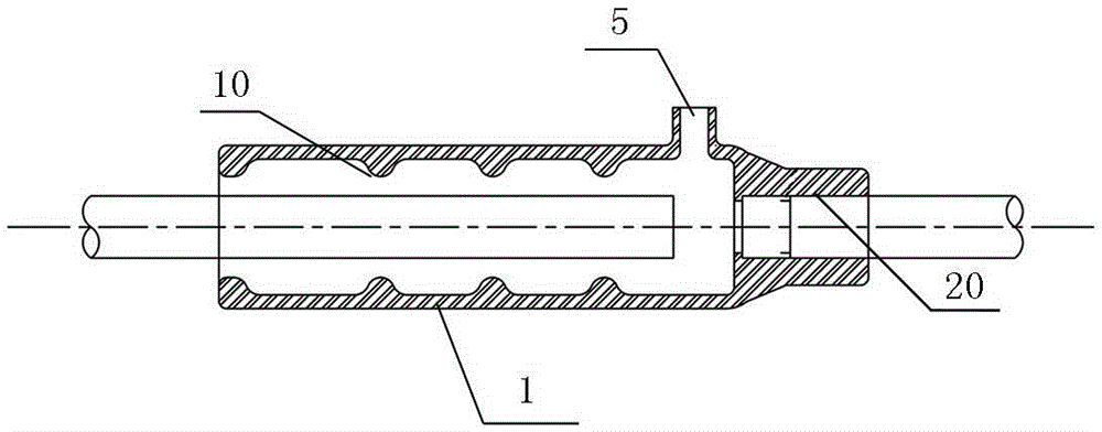 Independent-grouting-opening-free reinforcing steel bar grouting connecting sleeve, system and construction method