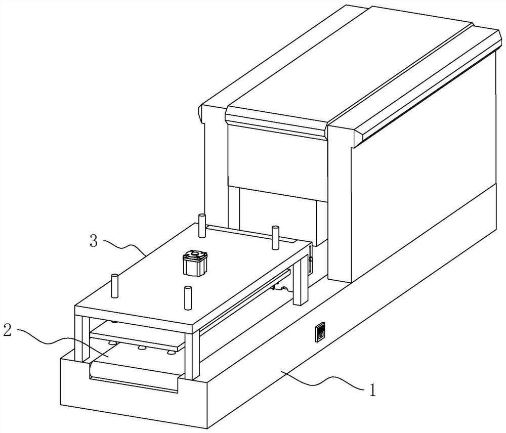 Feeding device for a die-cutting creasing machine