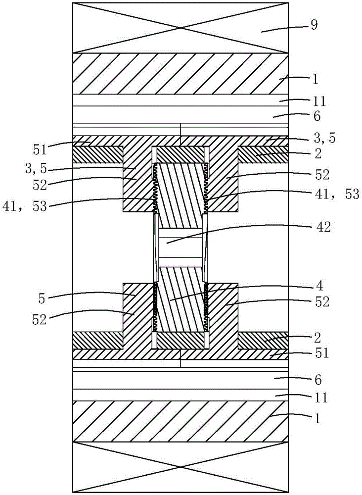 High-voltage zero-sequence current transformer with relatively good wire clamping fastness