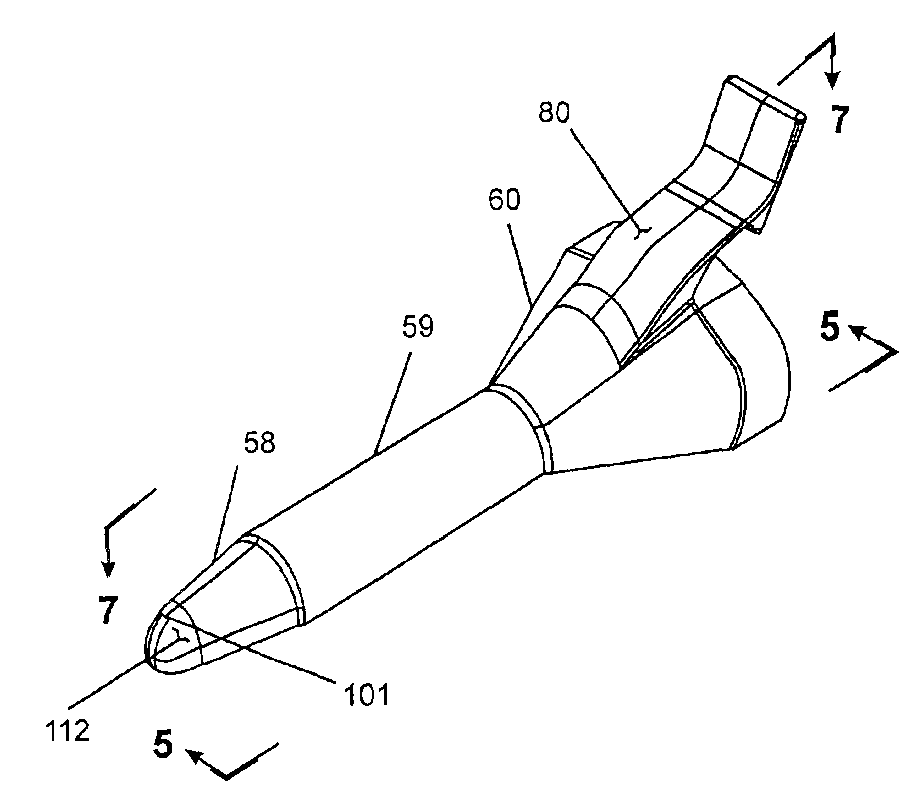 Two-component dispensing gun nozzle
