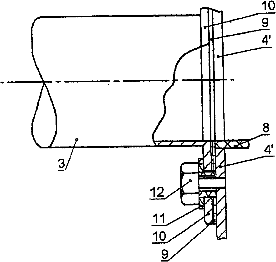 Receiving device for determining foreign parts
