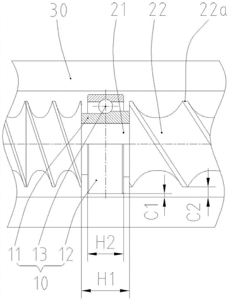 A screw support device and a twin-screw extruder with the same