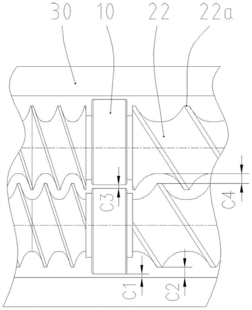 A screw support device and a twin-screw extruder with the same