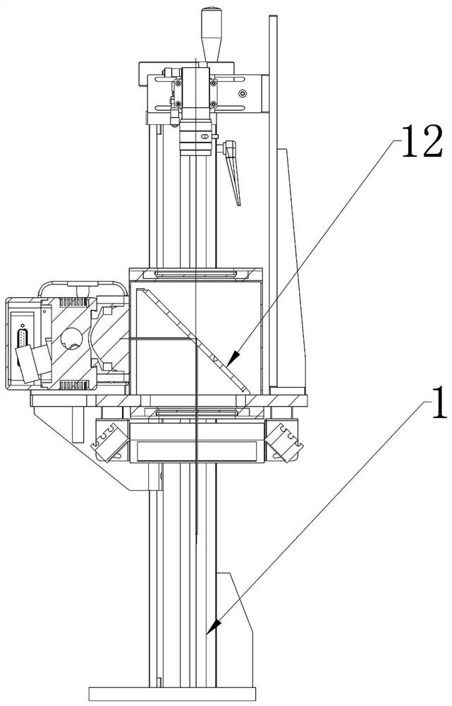 Laser processing device adopting pseudo-coaxial visual system