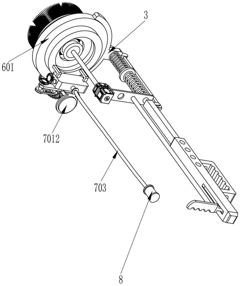 Bulb cleaning type mounting equipment for mine ceiling lamp