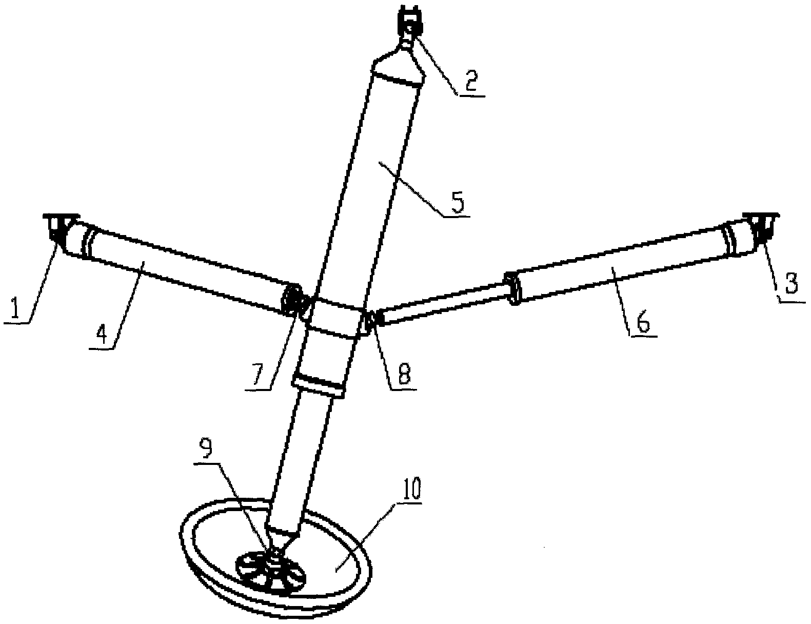 A detector landing buffer mechanism