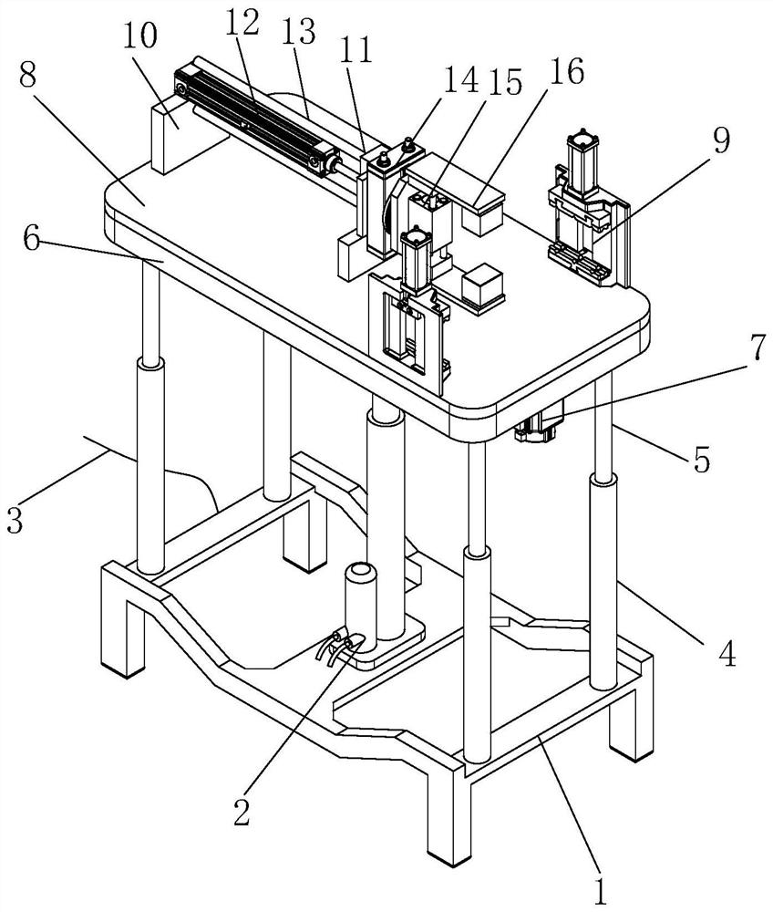 Pushing mechanism of wood processing device