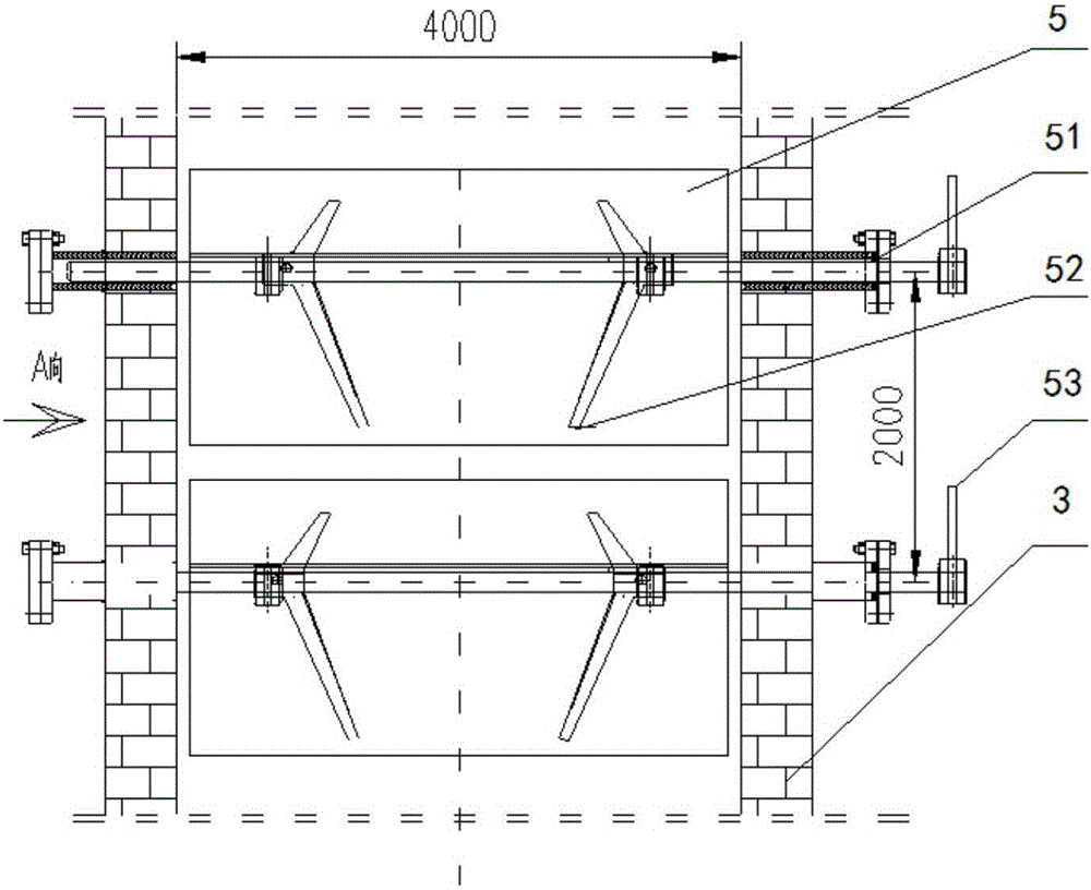 Melt separation furnace reducing system for blowing oxygen and method