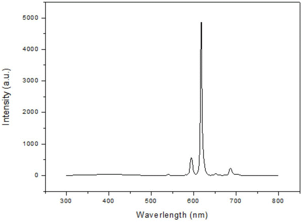 Method for preparing fluorescent polymer rare earth complex nano-microsphere
