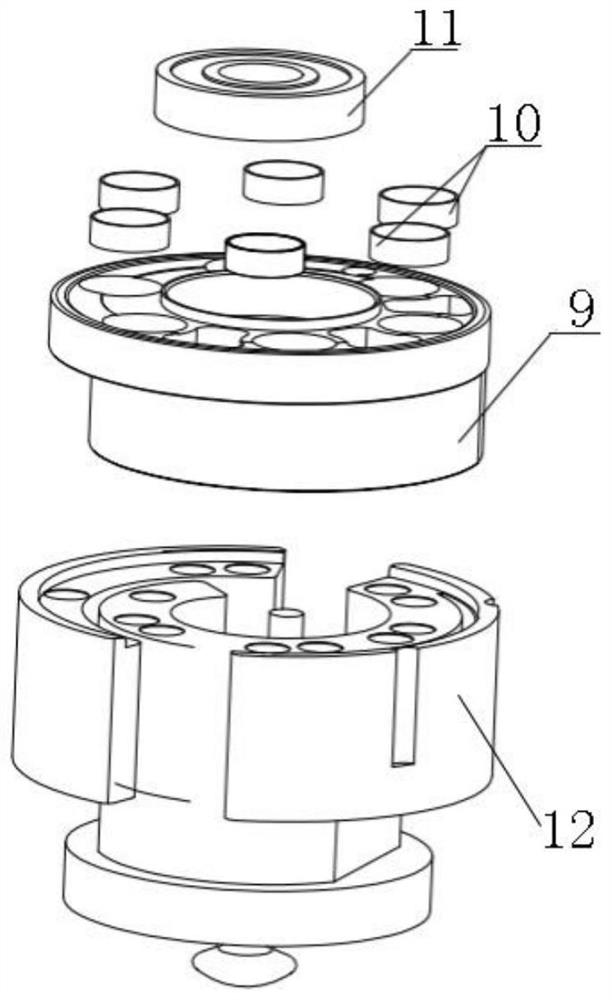 Detection device for preventing neglected loading of scroll compressor assembly orbiting scroll