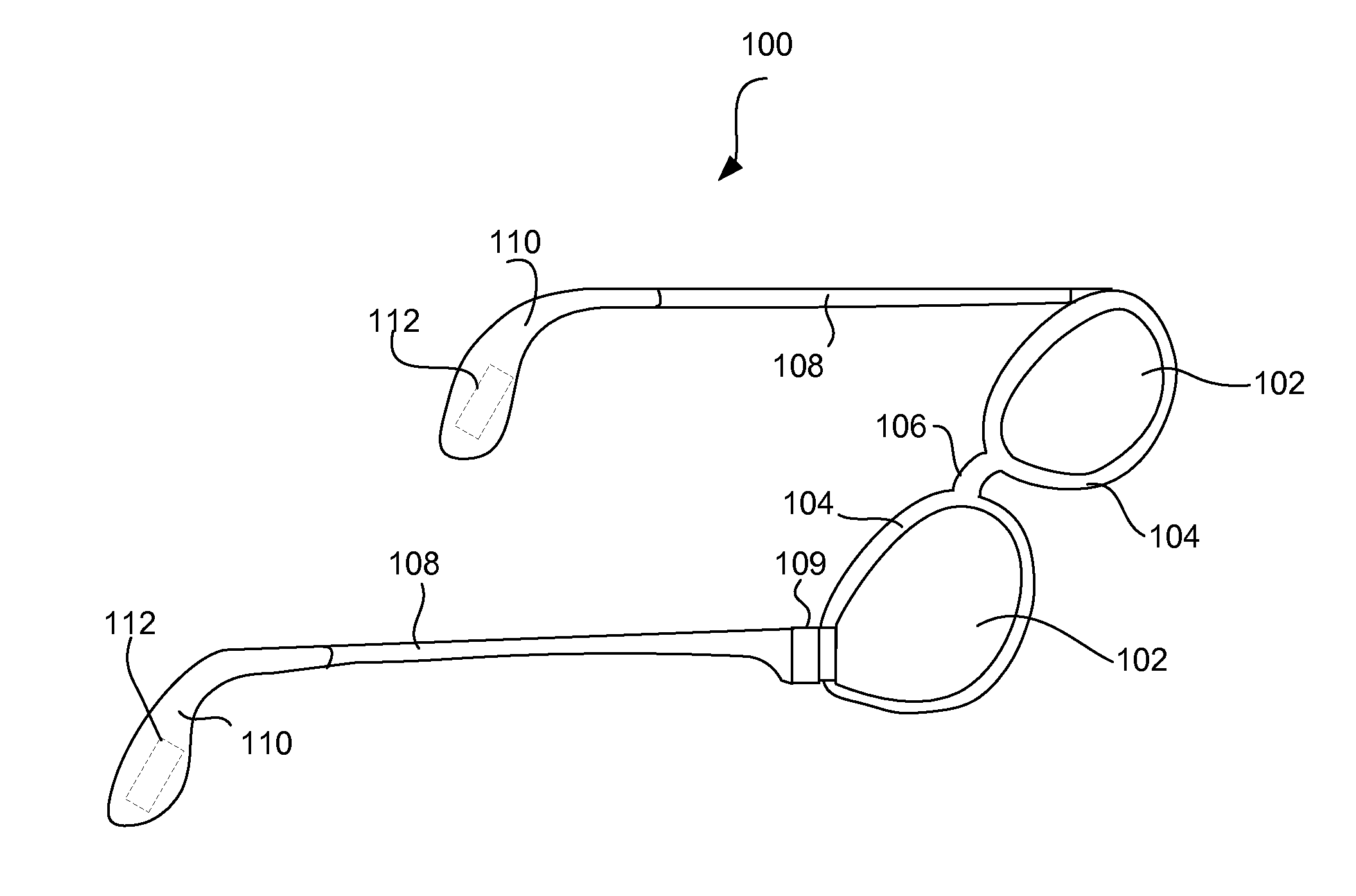 Eyewear supporting electrical components and apparatus therefor