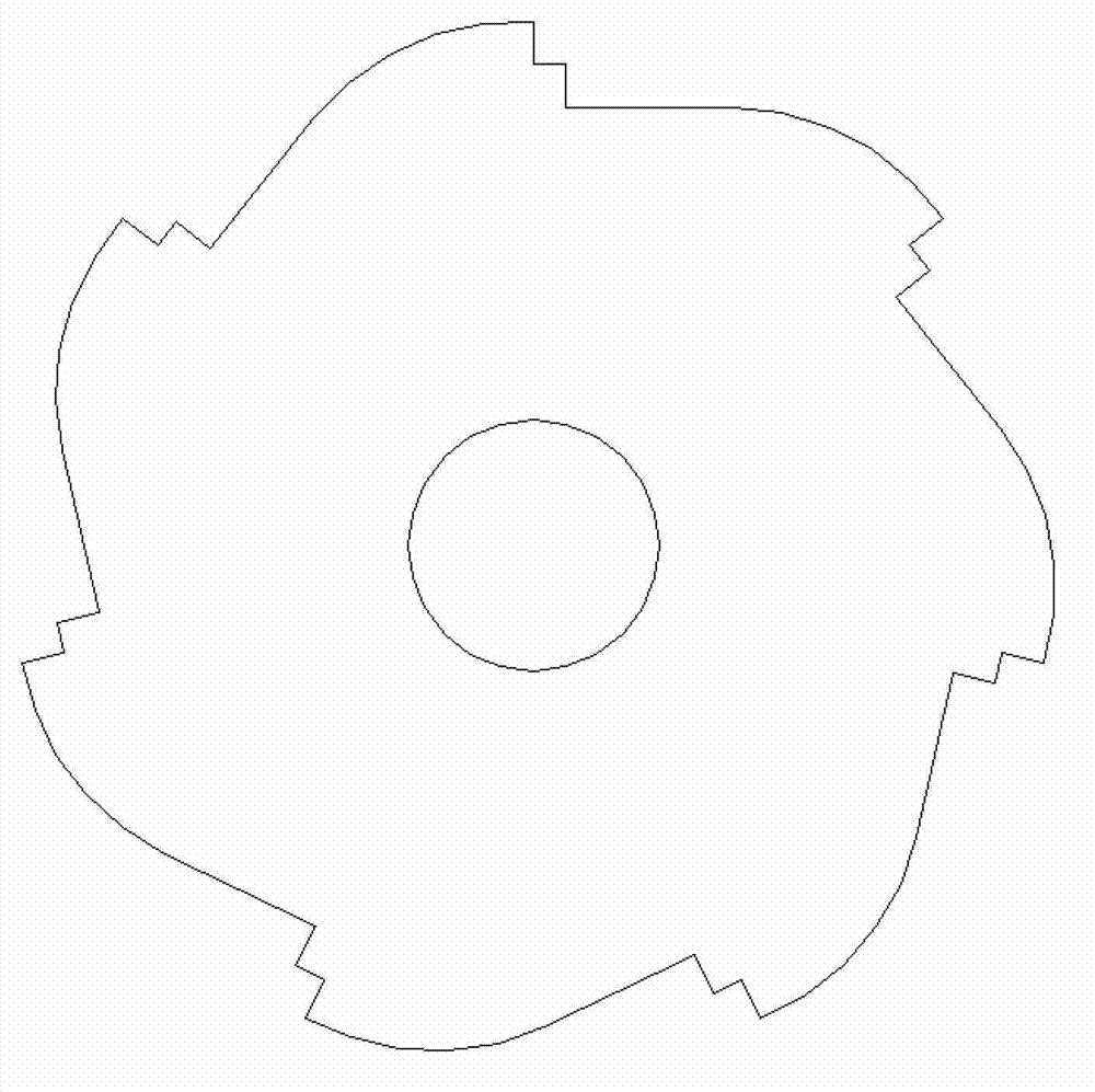 Forming method of rotatably overlaying swirler