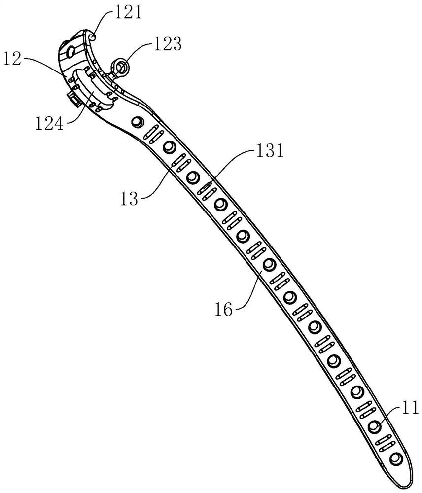 Proximal femur internal fixation plate and machining tool and technology thereof