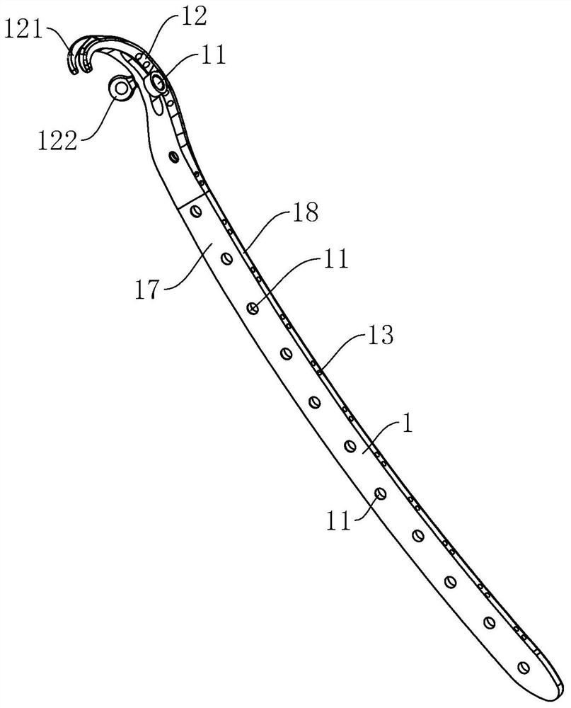 Proximal femur internal fixation plate and machining tool and technology thereof