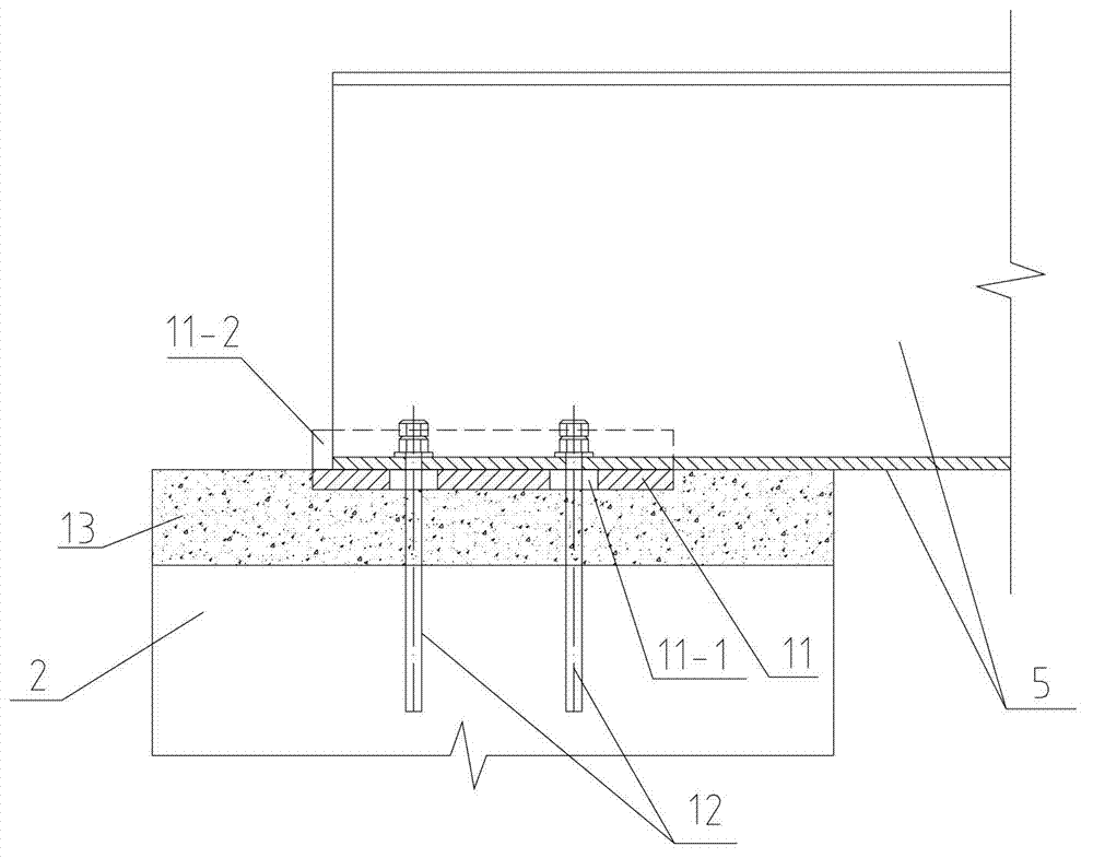 Steel bridge capable of being used as supporting and reinforcing structure