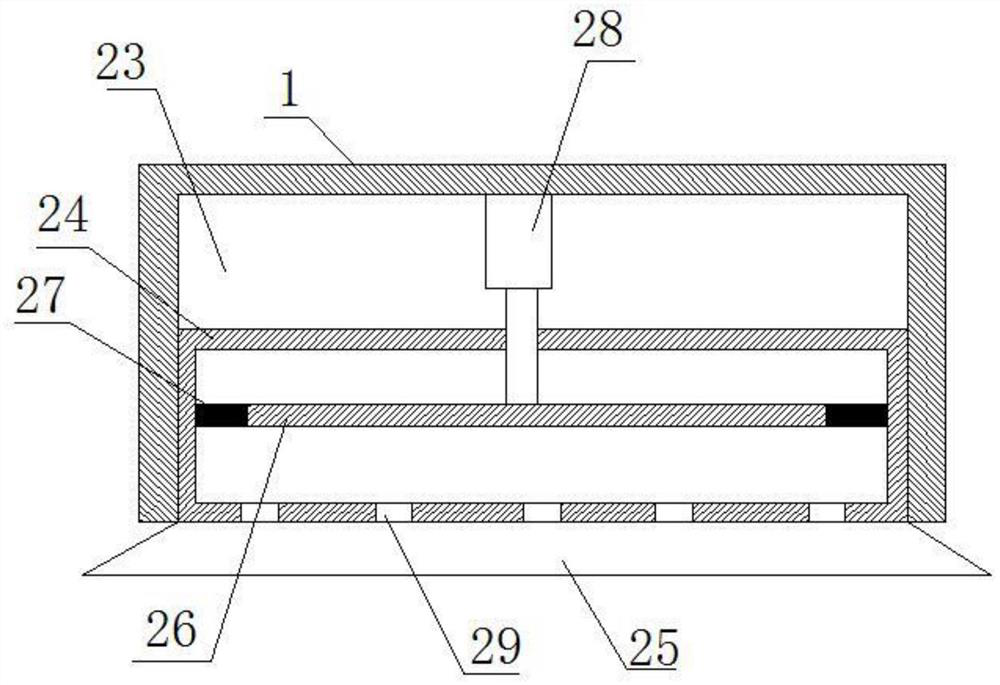 Medicine grinding device for general surgery department