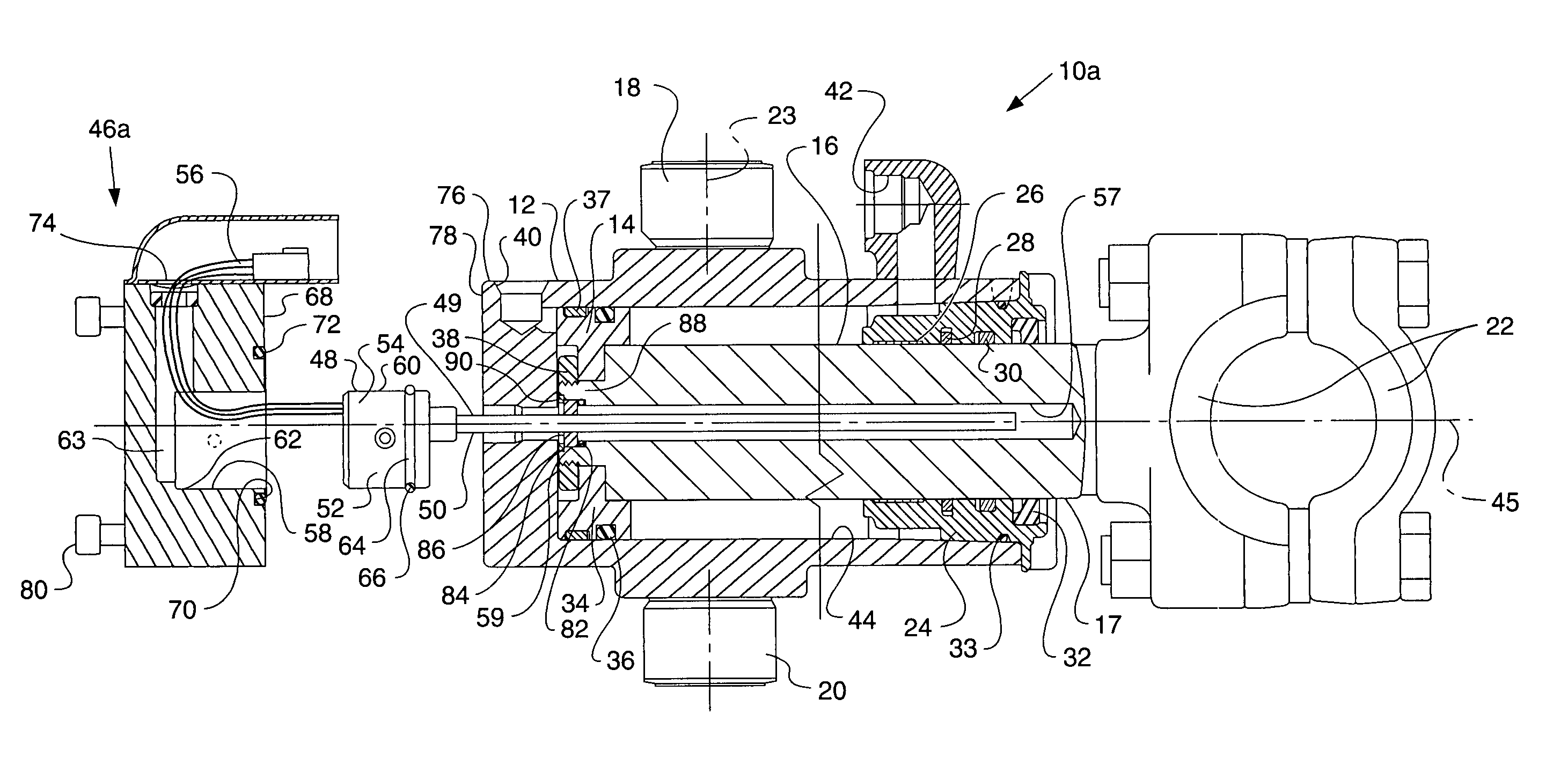 Position sensing cylinder cap for ease of service and assembly