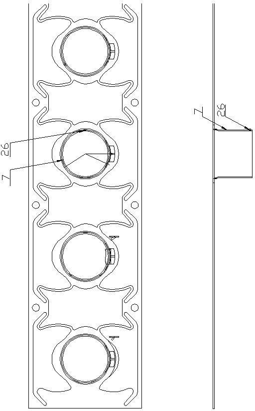 Double-acting tapered wedge forming mechanism