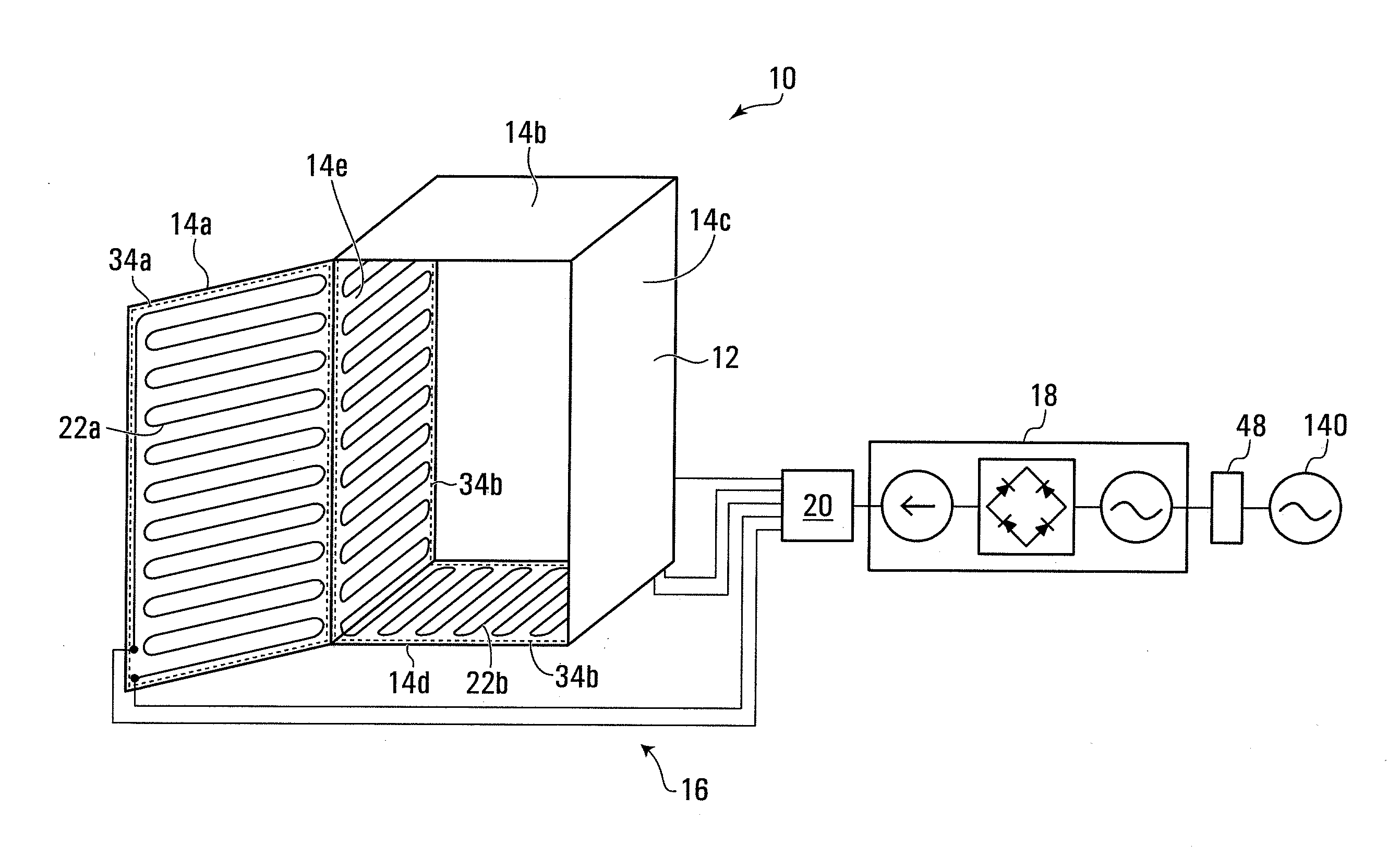 Cabinet with tamper detection system and method