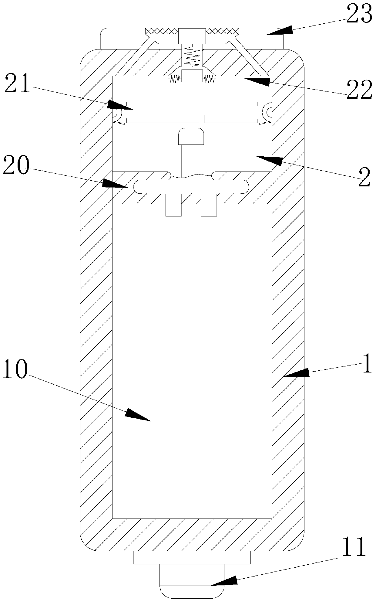 Automatic cover safety valve device for production of storage battery
