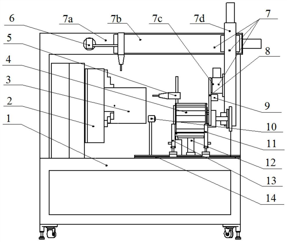 A device and method for precise docking of a frame-type detection mechanism and a cabin body