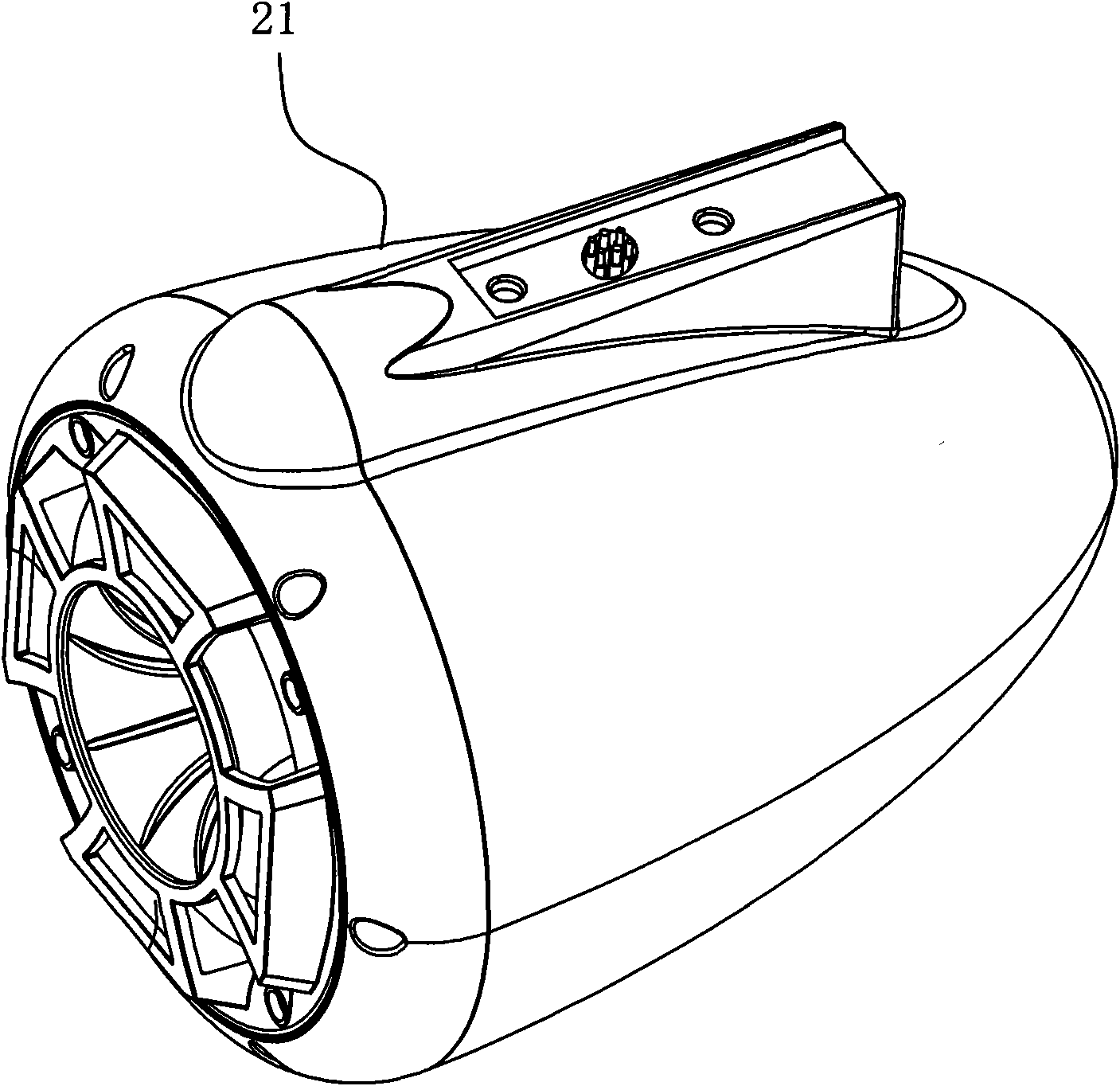 Audio connecting device for acoustic equipment